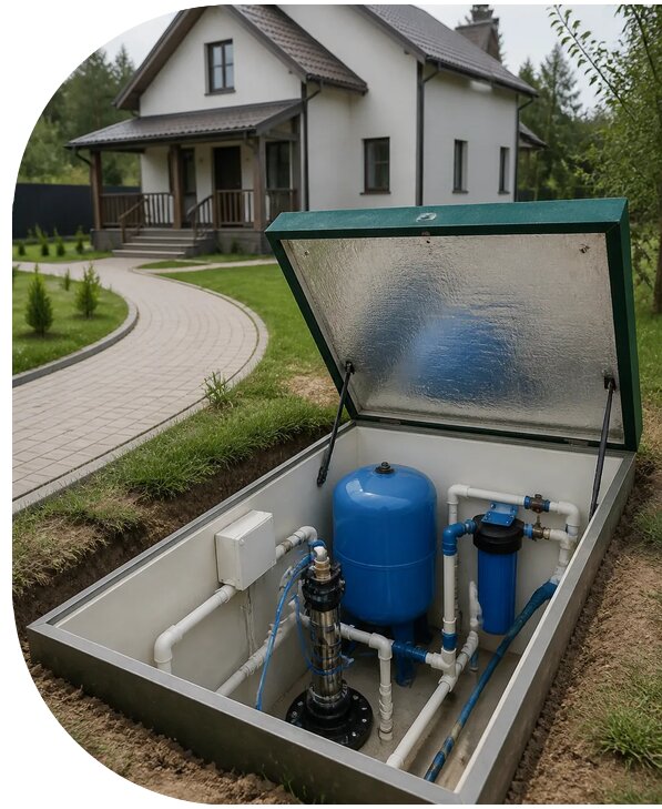 Автономное водоснабжение дома в Самаре от 151590 р. | АПаруса-Смр
