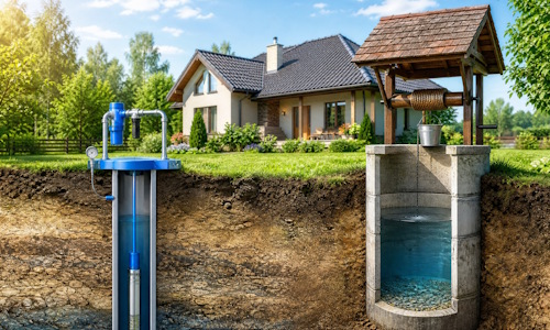 Автономное водоснабжение загородного дома Самара: скважина или колодец 